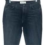 Reformation  Denim Jeans Button Fly Washed Black Size 31 Photo 2