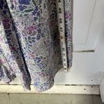 Storia  tiered Floral purple adjustable strap maxi dress size small Photo 10