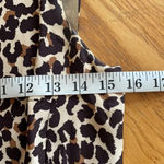 Steven Alan silk sleeveless dress Cheetah print Cream tan brown Size 0 Photo 3