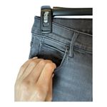 Mother Jeans Women 25 Washed Black Gray Mid Rise Dazzler Lighting Up Lanterns Photo 6