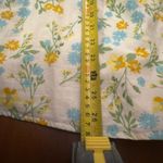 Sabo Skirt  XS Floral Mini Dress Long Sleeve Cut Out Back Tie Cottagecore Photo 5