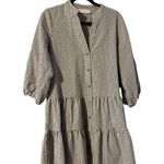 Petal and Pup  Daria Gingham Mini Dress - Black - M/L Photo 5