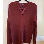 89th and Madison  maroon sweater. Sz. S Photo 0