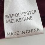 LF Carmar Purple Velour Turtleneck Sleeveless Top Women's Size X Photo 5