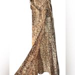 Bella Canvas  Tan Snake Print Pencil Skirt Photo 3