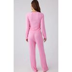 Sol Angeles  RIB WIDE LEGGED PANT Punk Pink Size Medium NWT‎ Photo 3