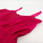 Vintage Satin Camisole Top in Red | Size L Size L Photo 8