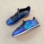 Nike Classic Cortez Leather SE Iridescent Soar Blue Sneakers Womens Mens NWOT Photo 1