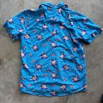 Tipsy Elves Blue  Santa Button up shirt   Photo 3