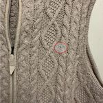 Orvis Vintage  Fisherman Vest Wool Fair Isle Cardigan Outdoors Cable Knit XL Photo 4