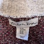 London Kaye Cotton Blend Open Front Cardigan Aztec Boho Southwestern Print M Gray Size M Photo 10