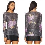 Free People INTIMATELY PRINTED GOLD RUSH LONG SLEEVE IN BLACK COMBO Photo 1