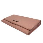 Gucci  Pink Microguccissim Leather Long Bifold Wallet GG Logo Photo 3