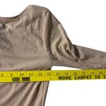 Nude Rhinestone Long Sleeve Small Mesh Mini Dress Bodycon Party Homecoming‎ Tan Photo 9