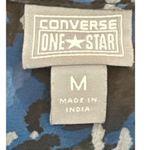 Converse  One Star Womens Blue Floral Sleeveless Dress M Polyester Photo 4