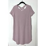 Pastel Pink Criss Cross Back Athletic Mini T Photo 2