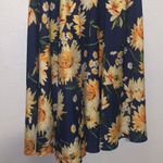 Mlle Gabrielle Floral Waist Tie Pull On A-Line Skirt Photo 2