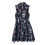 Modcloth Community Brunch Black Sleeveless Dog Print Shirtdress size small Photo 2