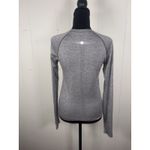 Lululemon  Shirt Womens 6 Gray Shimmer/glitter Swiftly Tech Yoga Run Compression Photo 2