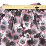 Juicy Couture  Pink Gray White Floral Layered Mini Bubble Tulle Skirt Size 4 Photo 6