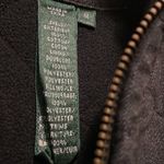 Lauren Jeans Company Western Quilted Denim Vest With Leather Trim Size Medium Gray Photo 3