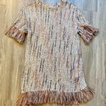 ZARA  Fringe Jacquard Tweed Dress Size S NWOT Photo 1