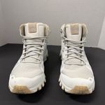 ON Women's Cloudrock Waterproof Hiking Boot Shoes Glacier/Sand Size 9 No Insoles White Photo 2