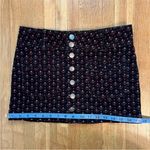 We The Free Free people Joanie corduroy navy mini skirt size 24 = 00 or XXS Photo 10