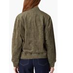 BLANK NYC NWT  Free People Faux Suede Bomber Jacket, Green | Size XS Photo 1