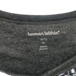 Woman Within  Woman 3X Top Boat Neck Long Sleeve Top Photo 3