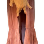 ASOS Dusty Rose Sleeveless Layered Tulle V-Neck Formal Maxi Dress Women Sz 2 Photo 12