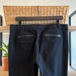 Banana Republic Mid-Rise Stretch Twill Woven Leather Side Stripe Career Dress Pa Photo 8