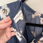 Apiece Apart  Navy Floral Cotton Dress – Size 0 Photo 1