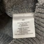 Pink Rose New  Raw Seam Turtleneck Sweater Long Sleeve Knit Pullover Grey Photo 16