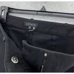 1. State Women's Solid Black pants Size 2 Chinos Cotton Pockets Photo 3