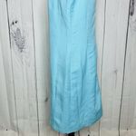 Jade Melody Tam Sleeveless Embroidered Dress Turquoise Gold Sz L V Photo 8