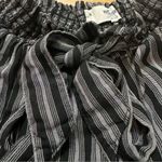 Hollister Black and Gray Ultra High Rise Paperbag Shorts w Pockets - Size Medium Photo 4