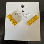 Kate Spade NWT Hit The City Taxi Stud Earrings Photo 1