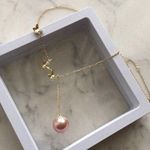 Boutique Custom Made 11mm Genuine Pearl Necklace Photo 0