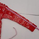 Vintage Ugly Sweater Cambridge Dry Goods Knit Red Cotton Snowflake Holiday Small Photo 7