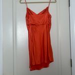 Retrofete Ariella Silk Cowl Neck Mini Dress in Red Size‎ M Size M Photo 2