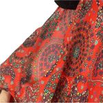 Harlowe $ Graham Harlowe & Graham Orange Paisley Blouse Size Medium Photo 3