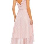 Mac Duggal Blush Ruffle Faux Wrap Cocktail Midi Dress Size 14 NWT Photo 2
