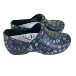 JEFFRICO NWOT Pawprint Black Lightweight Foam Comfort Slip On Clogs Size 9 Photo 1