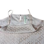 By Together crochet cold shoulder top size large casual flowy boho Photo 1