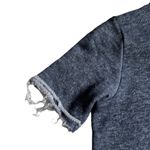 Urban Outfitters BDG  Chambray Blue Sweatshirt Raw Hem Dress Size Small Photo 5