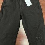 Buckle NWT  Vervet Black Skeeter Stretch Boyfriend Distressed Black Jeans Size 27 Photo 1
