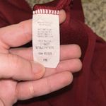 Charlotte Russe Charlotte‎ Russe XS maroon peplum blouse Photo 6