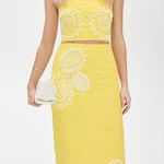 Significant Other Carly Top and Carly Maxi Skirt Yellow Size 4 Photo 0