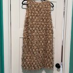 Anthropologie Anthropolgie BLUE TASSEL SLEEVELESS V-NECK TEXTURED MINI DRESS, size XL Photo 3